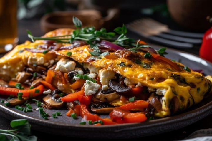 mushroom-omelette